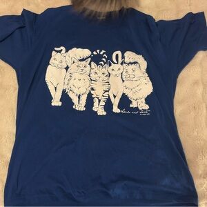 Vintage cat t shirt